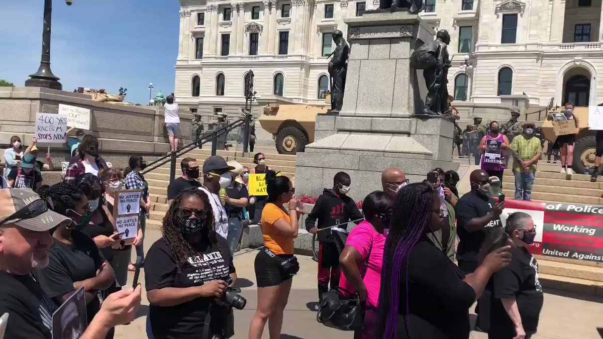 Press conference and rally at the Capitol.