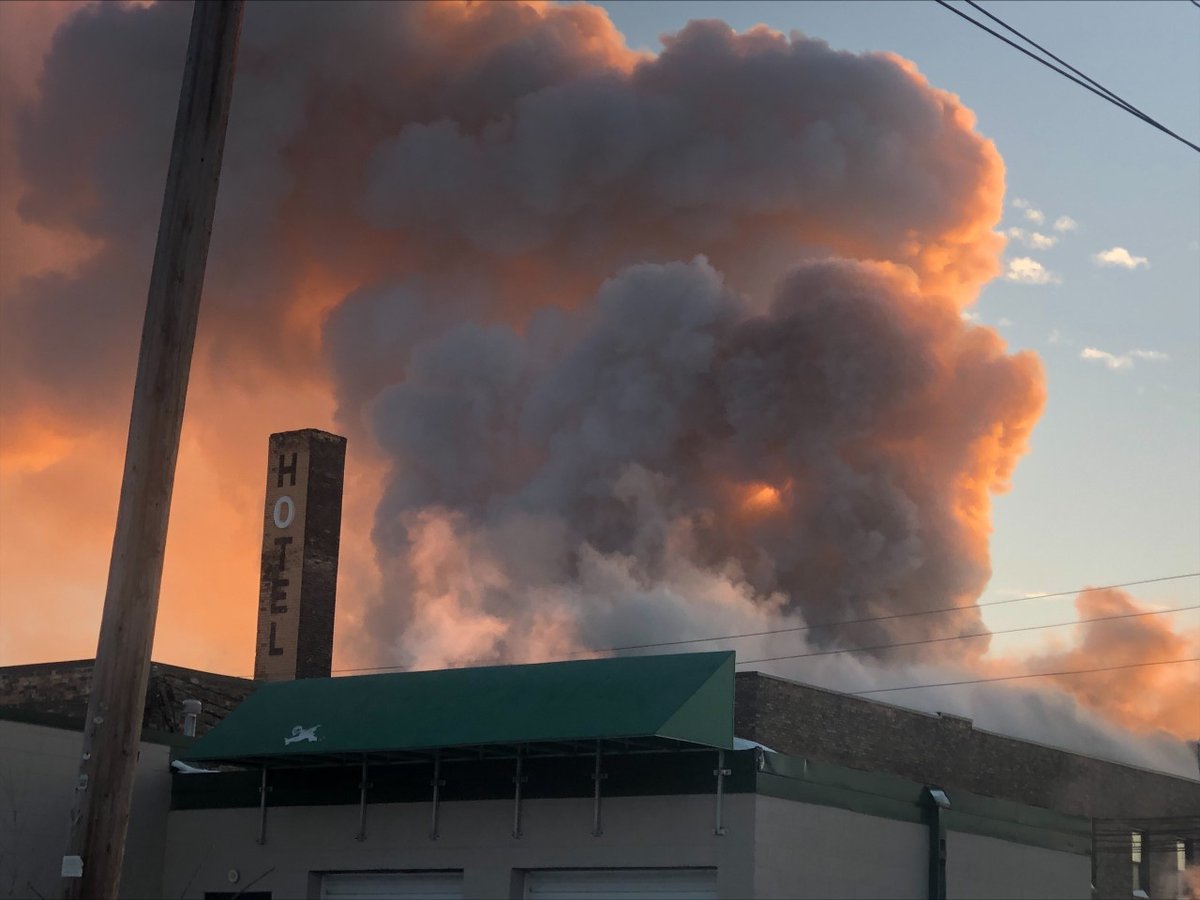 Duluth fire crews are responding to a two-alarm fire at the former Esmond Building. Here are pictures from our crew on the scene. 