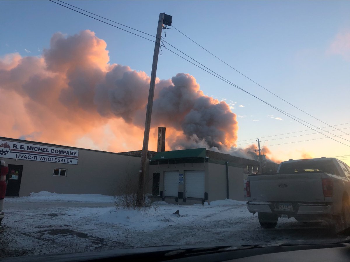 Duluth fire crews are responding to a two-alarm fire at the former Esmond Building. Here are pictures from our crew on the scene. 