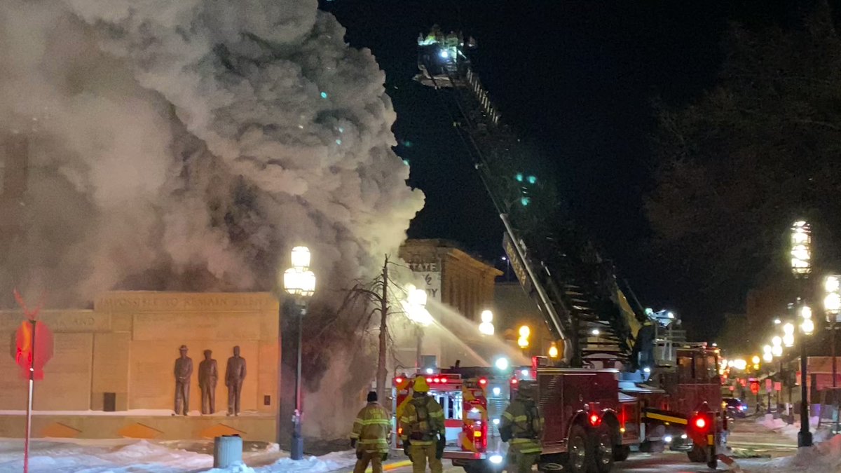 According to the city, fire crews are responding to a structure fire at the old Pawn Duluth Building at 126 East 1st Street