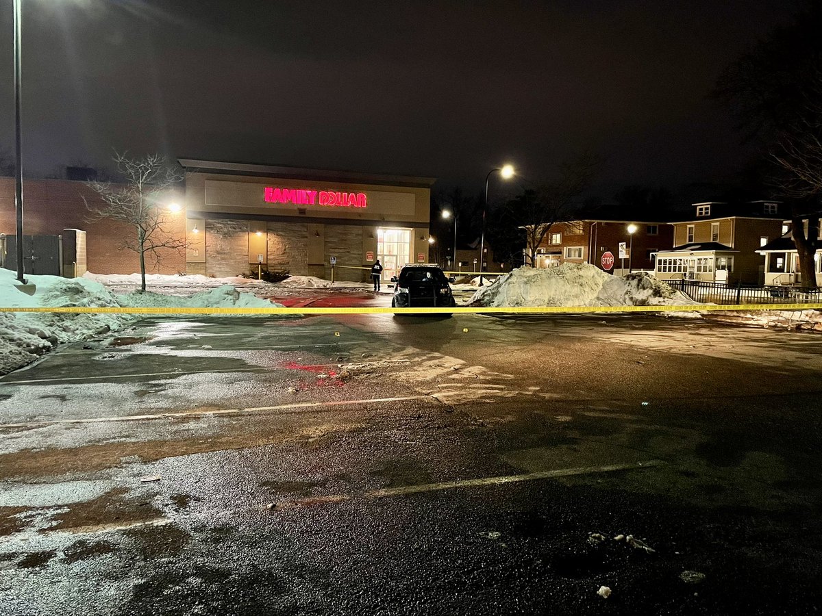 Minneapolis Police investigating an apparent stabbing outside the Family Dollar near Penn & Lowry on the City's North Side.