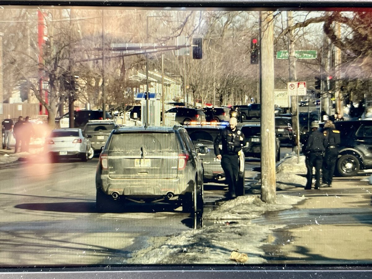 Police on St. Paul's East Side have surrounded a gas station at 7th & Johnson Pkwy.  .  police with long guns drawn in the direction of the gas station. 