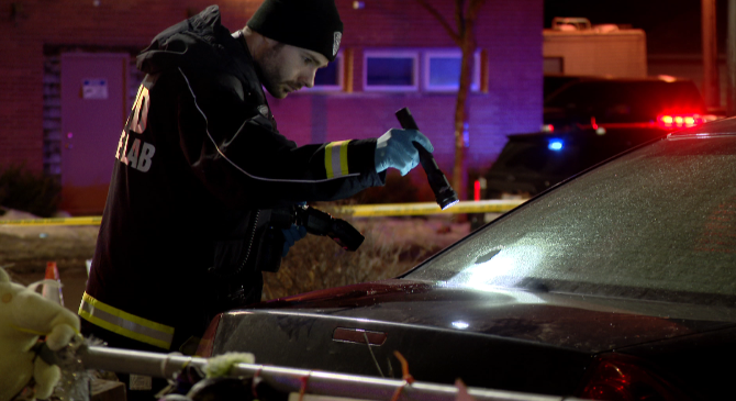 Minneapolis Police responded to a shooting that occurred in the parking lot of a convenience store that left a male in his 20's hospitalized with potentially life-threatening injuries