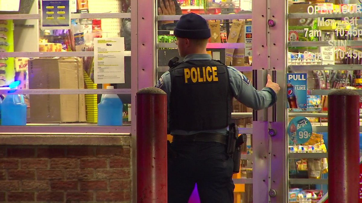 MPD says an adult male was shot in the parking lot of Quick Stop near 36th & Penn in north Minneapolis. He is in the hospital with a potentially life-threatening gunshot wound.  Police say a male suspect ran from the scene