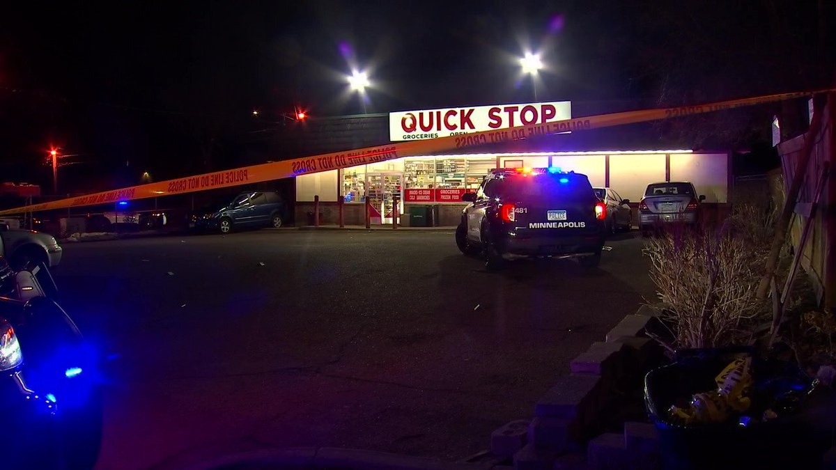 MPD says an adult male was shot in the parking lot of Quick Stop near 36th & Penn in north Minneapolis. He is in the hospital with a potentially life-threatening gunshot wound.  Police say a male suspect ran from the scene