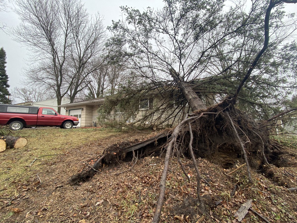 STRONG storms, even possible tornadoes in Faribault last night.