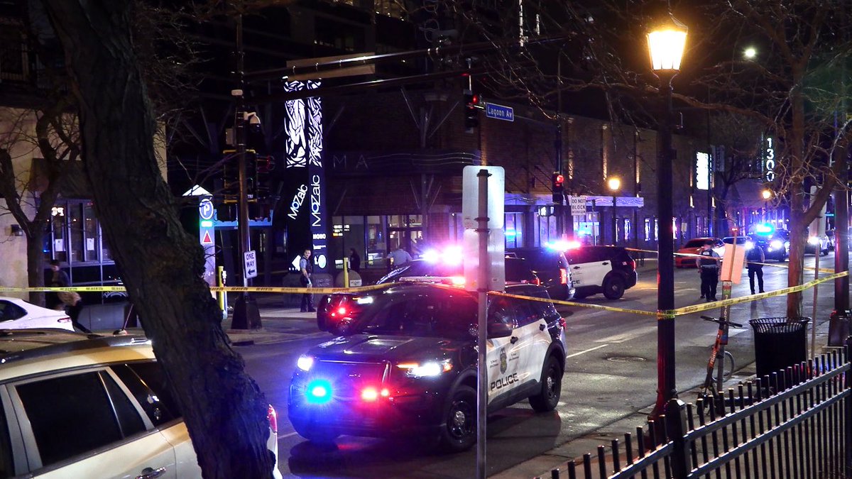 MINNEAPOLIS: Fatal shooting - Victim is near Lagoon & Girard Ave. S. - A black Dodge Charger is believed involved and a possible suspect was detained after a foot pursuit near W. 31st &amp; Pleasant Ave. - Officers searching for one other who fled from the vehicle