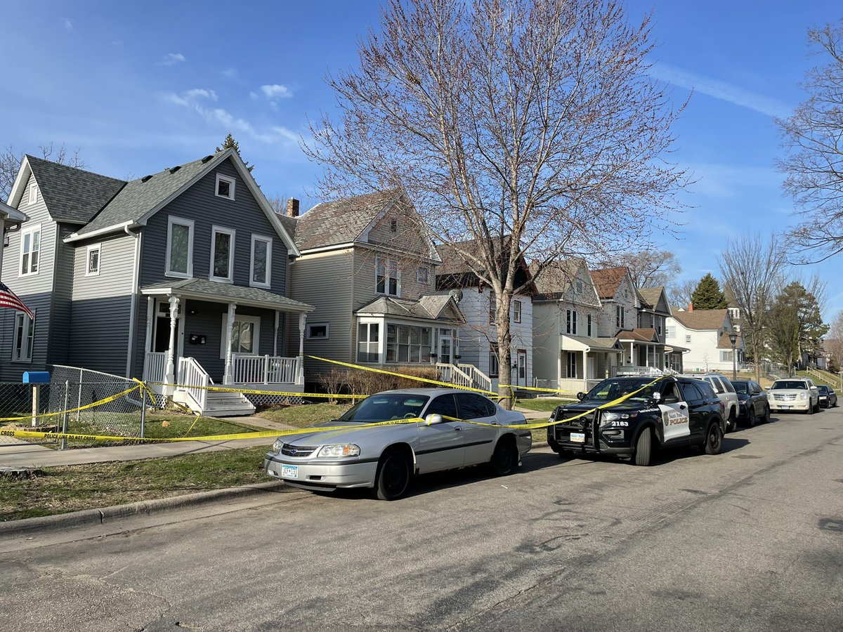 Saint Paul police say a homicide investigation is underway after a person was fatally shot earlier today on the 700 block of Edmund Ave. in west Frogtown.  It's the 15th homicide in Saint Paul so far this year. More expected from police later this morning. (Photo from SPPD