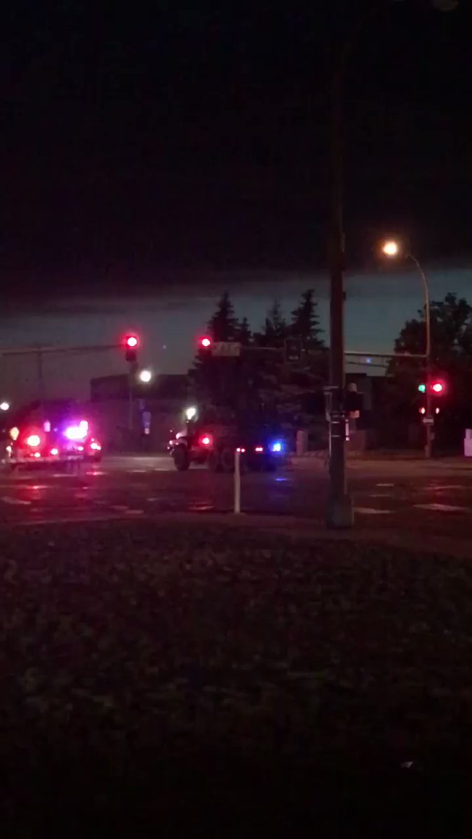 Video from a follower shows an armored SWAT vehicle responding to the scene of the active standoff, with multiple others telling us they are continuing to hear gunfire, apparently fired by the suspect