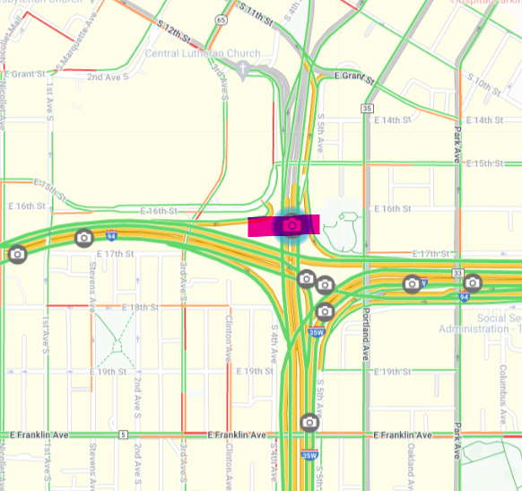 One threatening to jump onto 35W near the MplsDowntown  Hwy 65 interchange