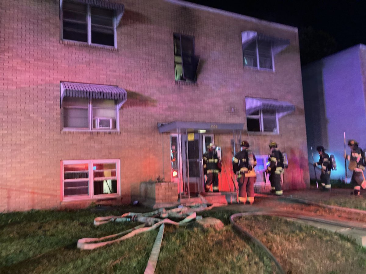 The entire apartment building was deemed uninhabitable due to heavy smoke and water damage. Red Cross has been called for several adults and children. Exact number of families unknown at this time. An MTC Bus has been requested for temporary shelter