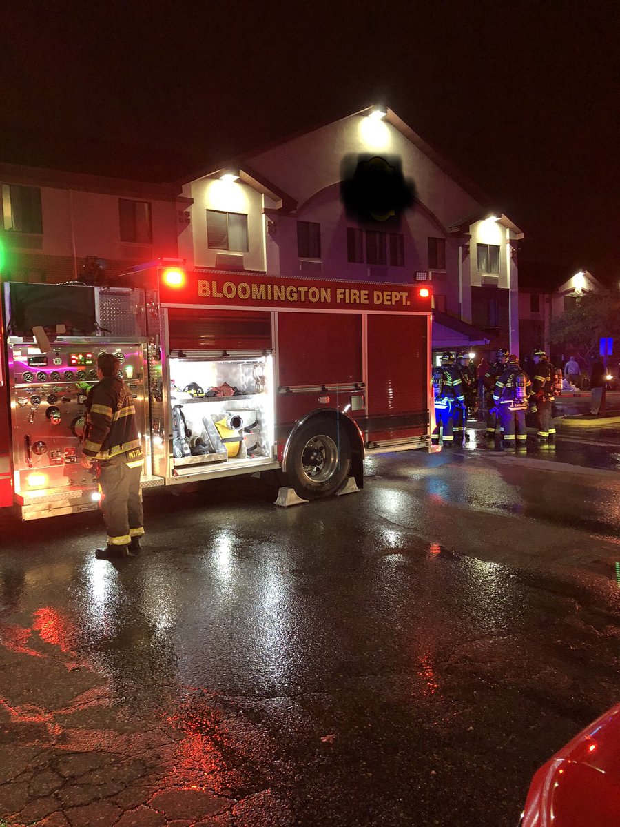 Structure Fire- 7800 block of 2nd Ave. Fire was contained to a 3rd floor hotel room by crews from Stations 1, 2, and 3. @IAFFLocal1215 also responded. Hotel is open and reoccupied. No injuries and cause is under investigation