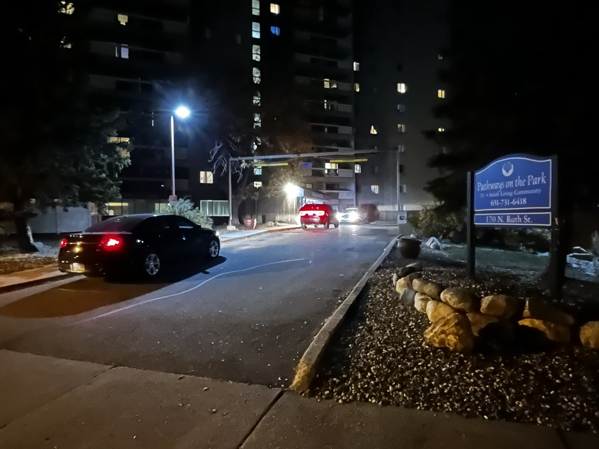 Scene in St. Paul where detectives from the BCA are investigating after a vehicle connected with an Amber Alert in Apple Valley was found earlier, this evening