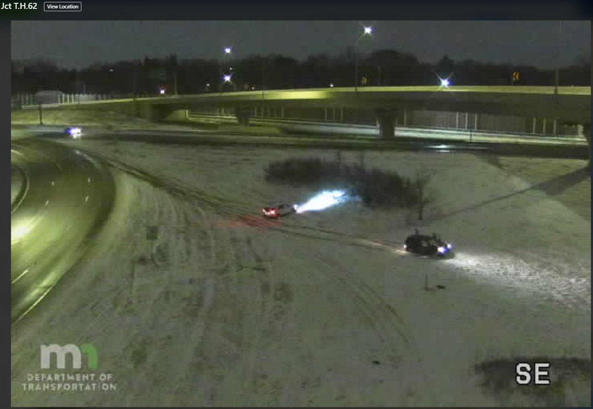 Minneapolis/Richfield - Crash off Hwy 62 to 35W. Airbags deployed in both vehicles