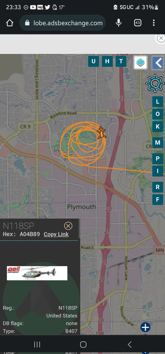 Plymouth MN  Perimeter set up in the city of Plymouth for a search along with Minnesota State Patrol helicopter.  Not much further info at this time due to encrypted radios