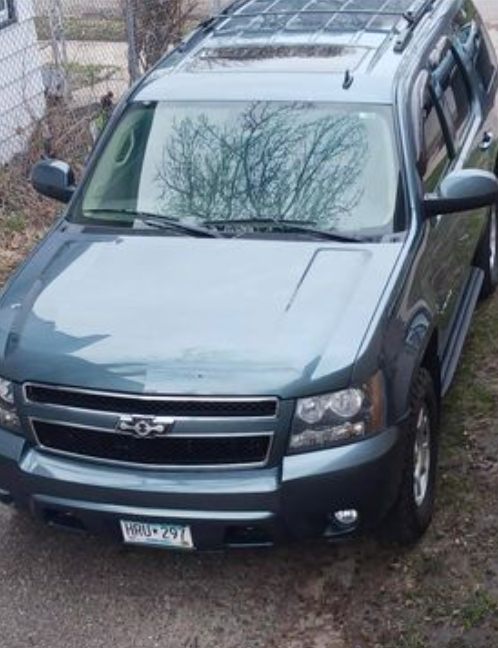 Submitted: Stolen from 24th and Lyndale Ave S. 2009 Tahoe from over south Royal Blue. Please help me find my truck I'm a working father