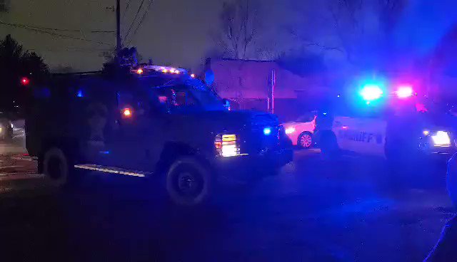 An officer has been shot by a suspect who is now barricaded inside an apartment on the 3100 block of Karth Rd. in White Bear Lake. - SWAT & multiple agencies now on scene. The suspect is described as a 30-year-old white male, believed to be armed with an assault rifle