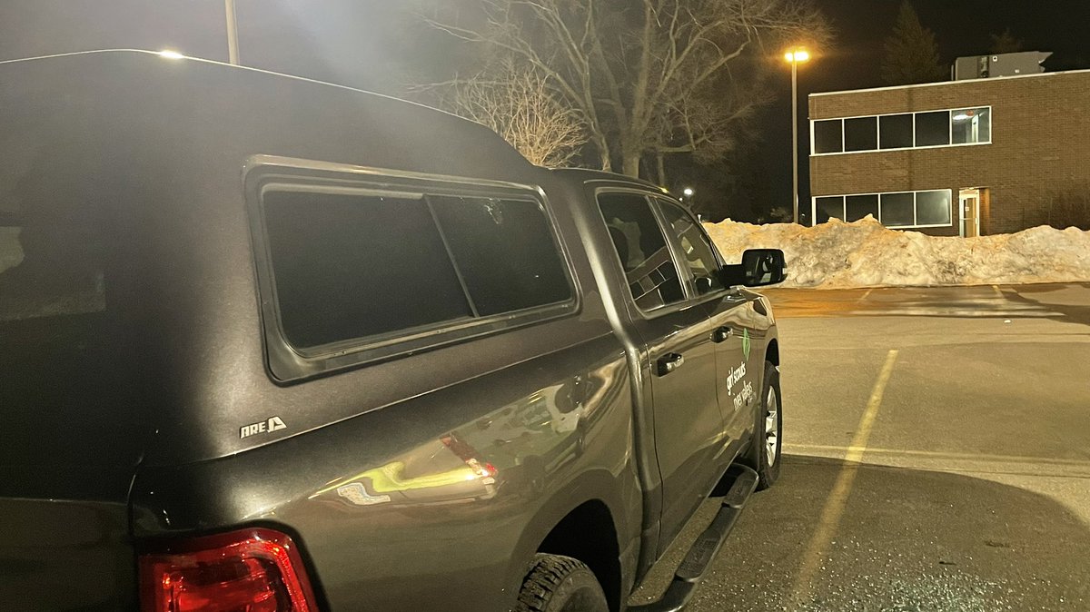 Several bullet holes and multiple windows shot out of these Girl Scouts vans. Brooklyn Center police say they found upwards of 50 or more shell casings in this parking lot