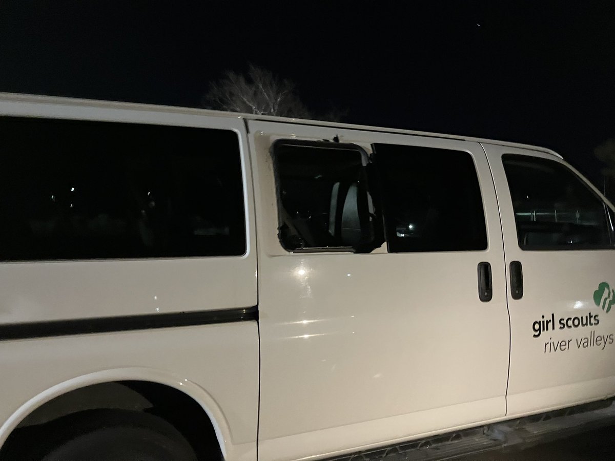 It appears the shooting happened in the parking lot of Girl Scouts River Valleys in Brooklyn Park.   Several of the Girl Scout vehicles have shattered glass and bullet holes in the windows