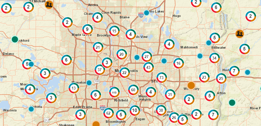 Thousands of people without power across the metro