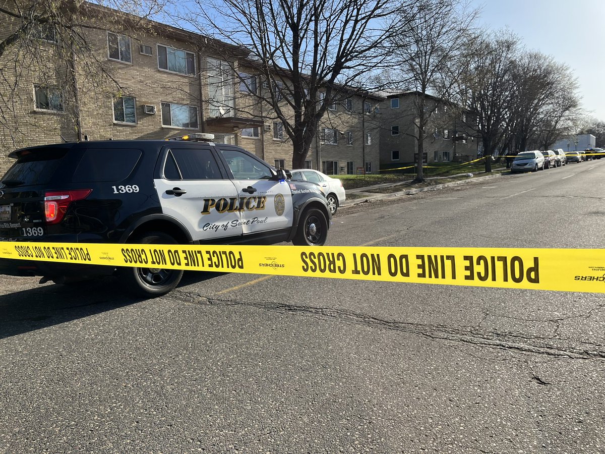 Homicide investigators are on scene of a shooting on the 1400 block of Minnehaha Avenue East. Two people have died.