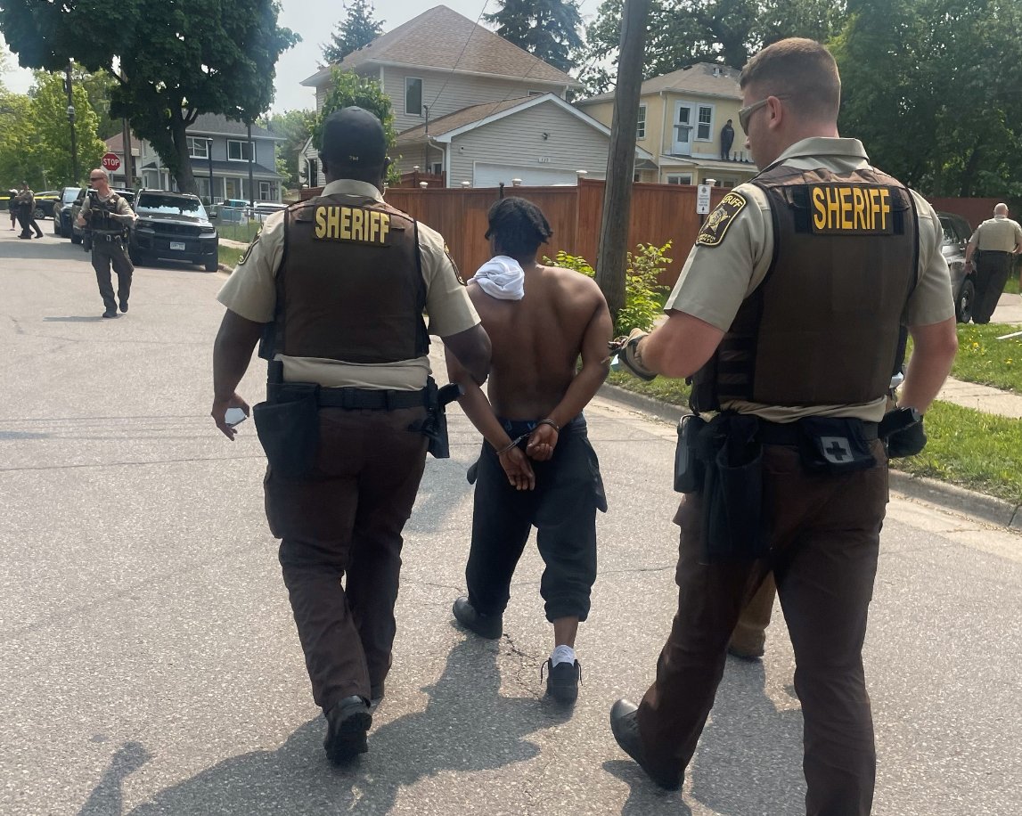 Teven Earl Cosey, 32, was taken into custody on Monday by the Hennepin County Sheriff's Office at/near 8xx Queen Ave N. Cosey was wanted on warrants in at least three cases including attempted 2nd degree murder, felon in possession of a firearm, narcotics