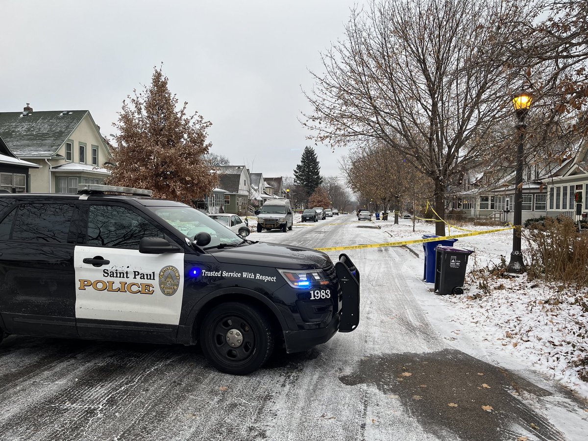 St. Paul - SPPD officers are on scene of an overnight shooting on the 1300 block of Englewood Avenue where one person has died.