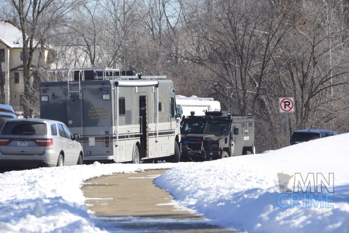 Photos taken from the scene show a large law enforcement presence remains. Officers have cleared the house and confirmed the suspect is deceased inside. Investigators with the Minnesota Bureau of Criminal Apprehension have taken over the scene to begin the investigation