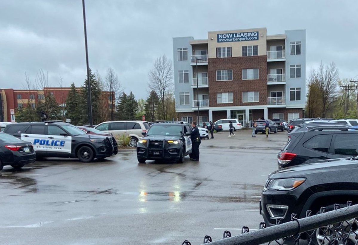 Police activity in St. Louis Park, 3601 Phillips Parkway.No official info, but a source claims it's related to &quot;4 kids arrested and sounds like they were linked to multiple stolen cars.