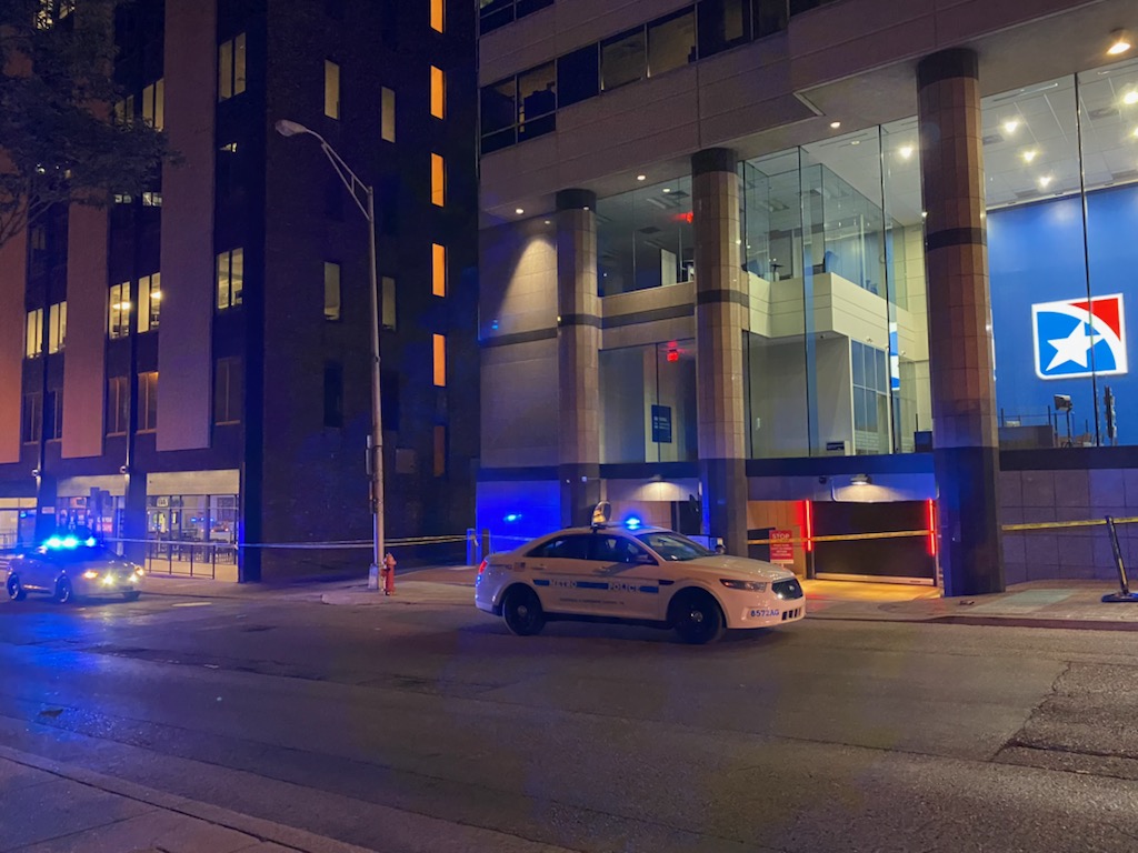 2 teens, 17 and 15, are in custody for their suspected involvement in a drug-related shooting in front of a 6th Ave N parking garage tonight. The 34-year-old victim is being treated for non-life-threatening wounds. The teens are being questioned