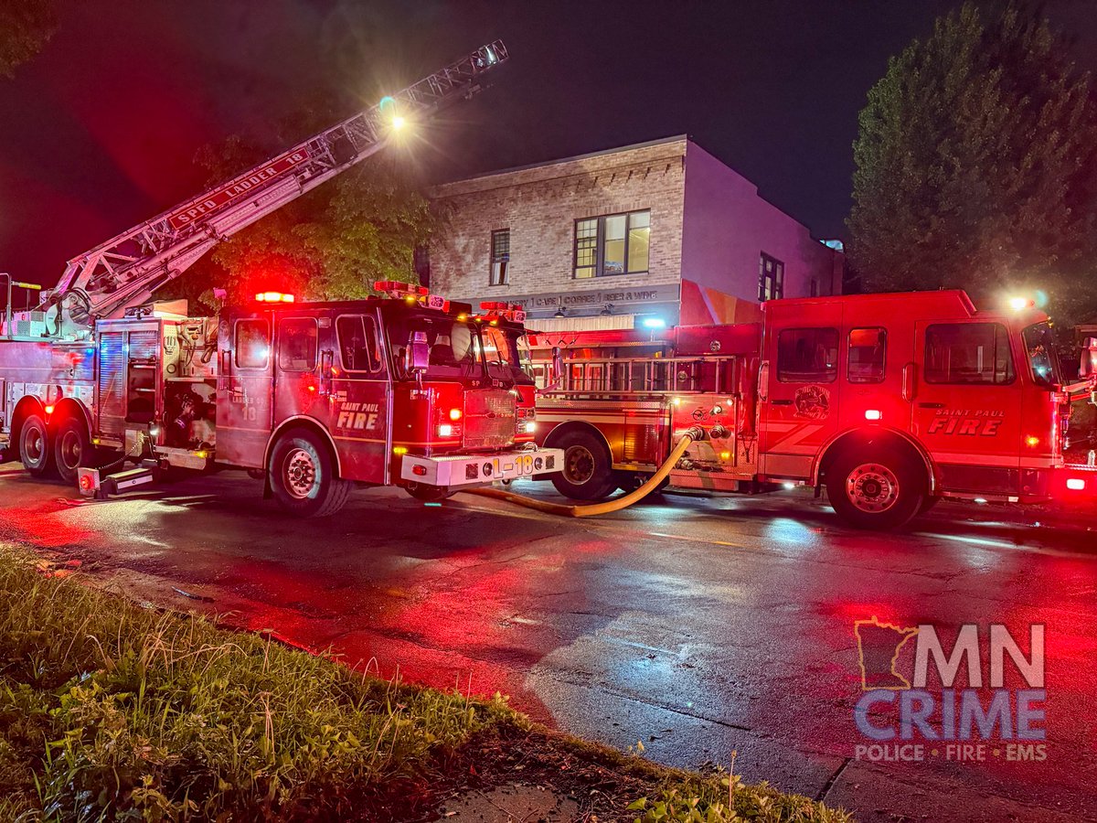 SAINT PAUL: Crews responded to a kitchen fire Wednesday at a two-story building on the 1300 block of Thomas Avenue. Firefighters arrived to find heavy smoke throughout the structure and located a kitchen fire on the first floor that had extended into the