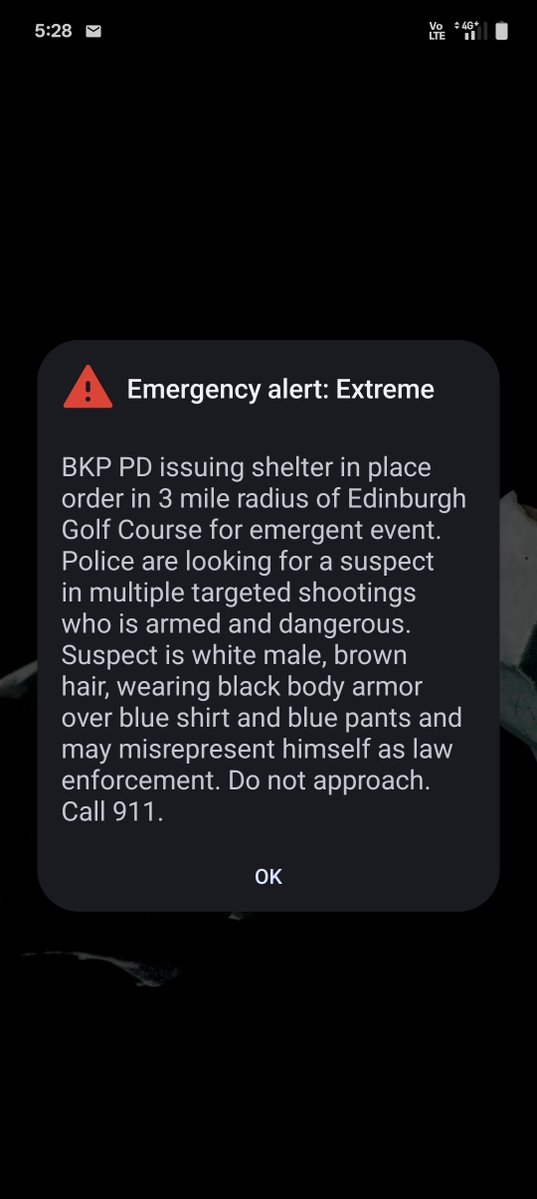 A shelter in place order has been put into effect  in part of Brooklyn Park.