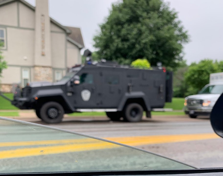 Now confirmed that SWAT/warrant activity in north Minneapolis at 48th and Fremont Ave N was connected to the investigation