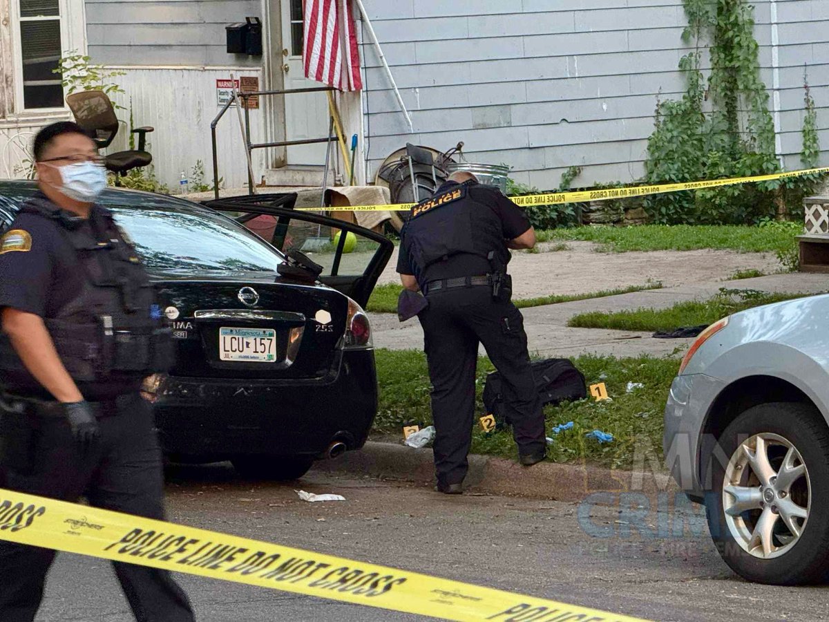 SAINT PAUL: Officers responded to the 500 block of Cook Ave. E. late this afternoon, finding a juvenile male with a gunshot wound to the eye inside a vehicle. A possible suspect vehicle was reported as a blue Chevy Malibu, last seen westbound on Cook