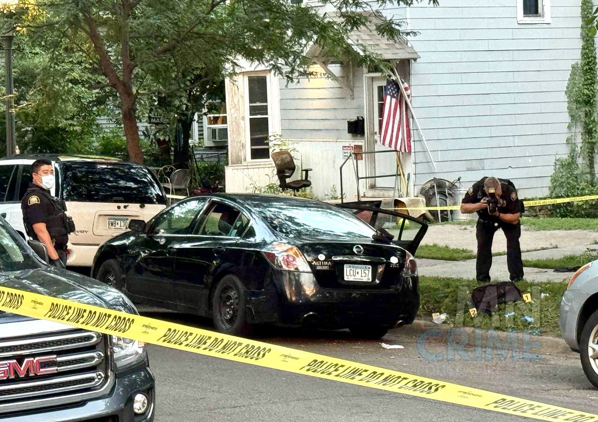 SAINT PAUL: Officers responded to the 500 block of Cook Ave. E. late this afternoon, finding a juvenile male with a gunshot wound to the eye inside a vehicle. A possible suspect vehicle was reported as a blue Chevy Malibu, last seen westbound on Cook 