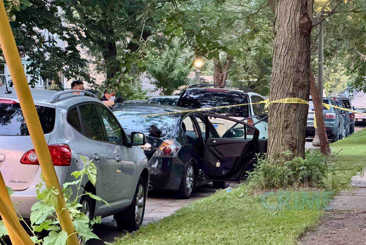 SAINT PAUL: Officers responded to the 500 block of Cook Ave. E. late this afternoon, finding a juvenile male with a gunshot wound to the eye inside a vehicle. A possible suspect vehicle was reported as a blue Chevy Malibu, last seen westbound on Cook 