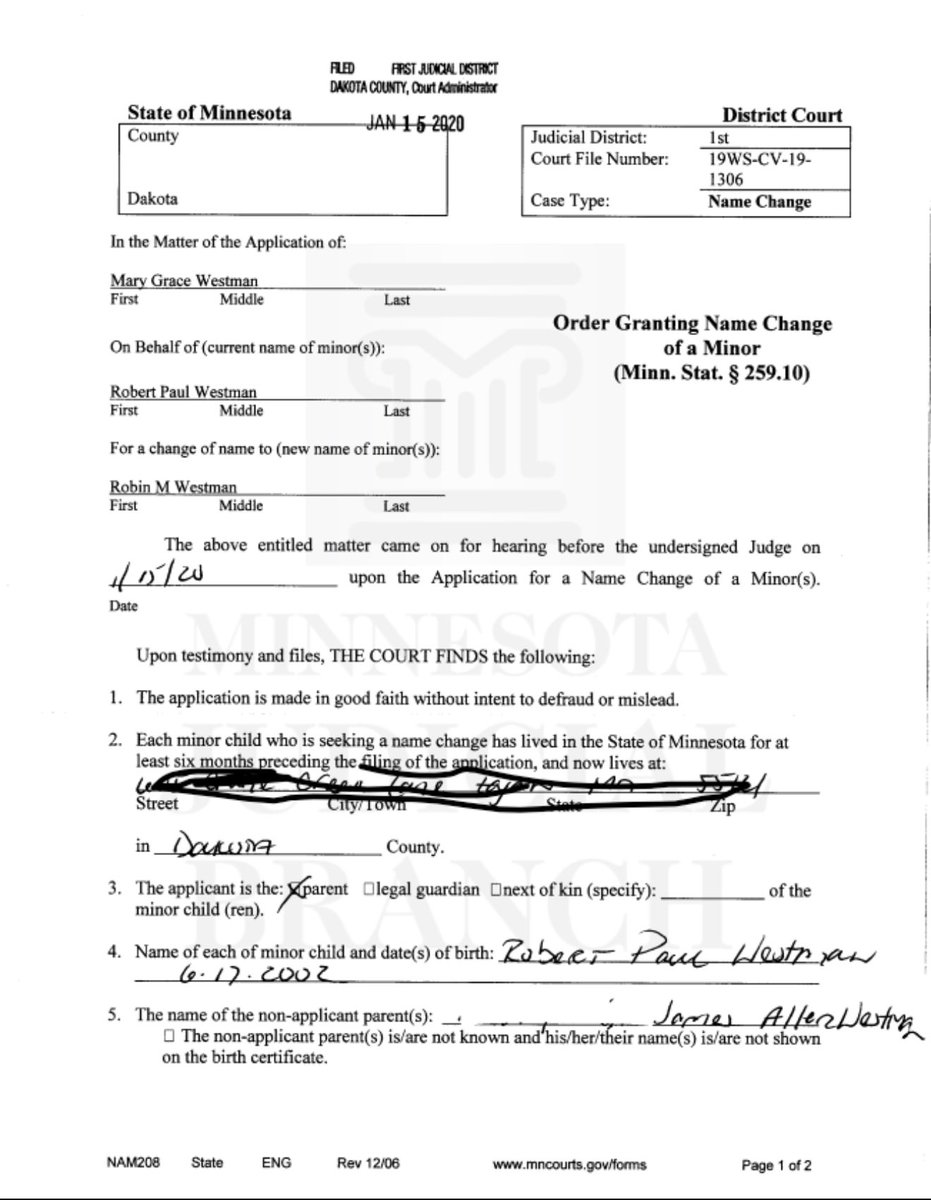 Robin Westman (previously ROBERT Westman), the Minneapolis Catholic School shooter, was a MAN who “identified” as a woman 