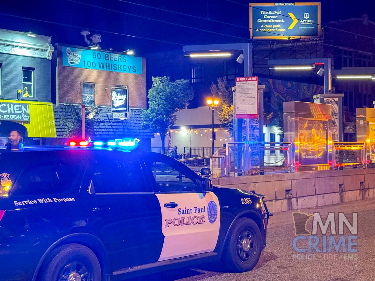 From the scene after the shooting near the Green Line LRT station at Snelling Ave. & University Ave. W. in Saint Paul Metro Transit says there will be service delays to the Snelling station until later today due to the incident.  