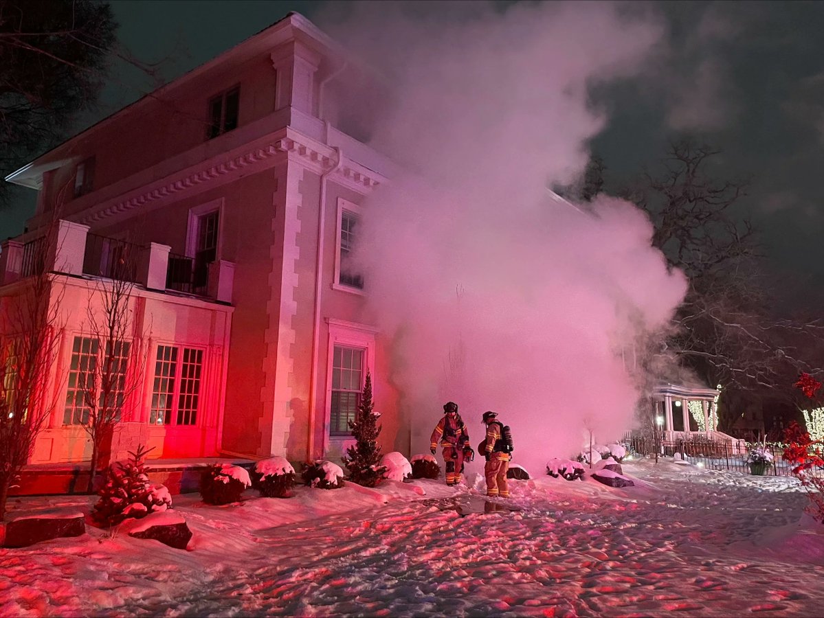 One person was pulled from a burning apartment early this morning along Summit Avenue in Saint Paul, fire officials say.Crews were sent to the 400 block of Summit Avenue at about 12:35 a.m. after reports of a structure fire. Firefighters arrived to find flames inside a large