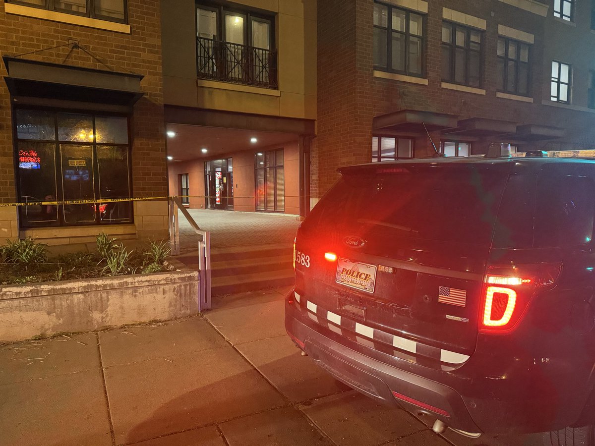 Homicide investigation: Saint Paul police officers are on scene of a shooting on the 200 block of 7th Street East where one person has died.