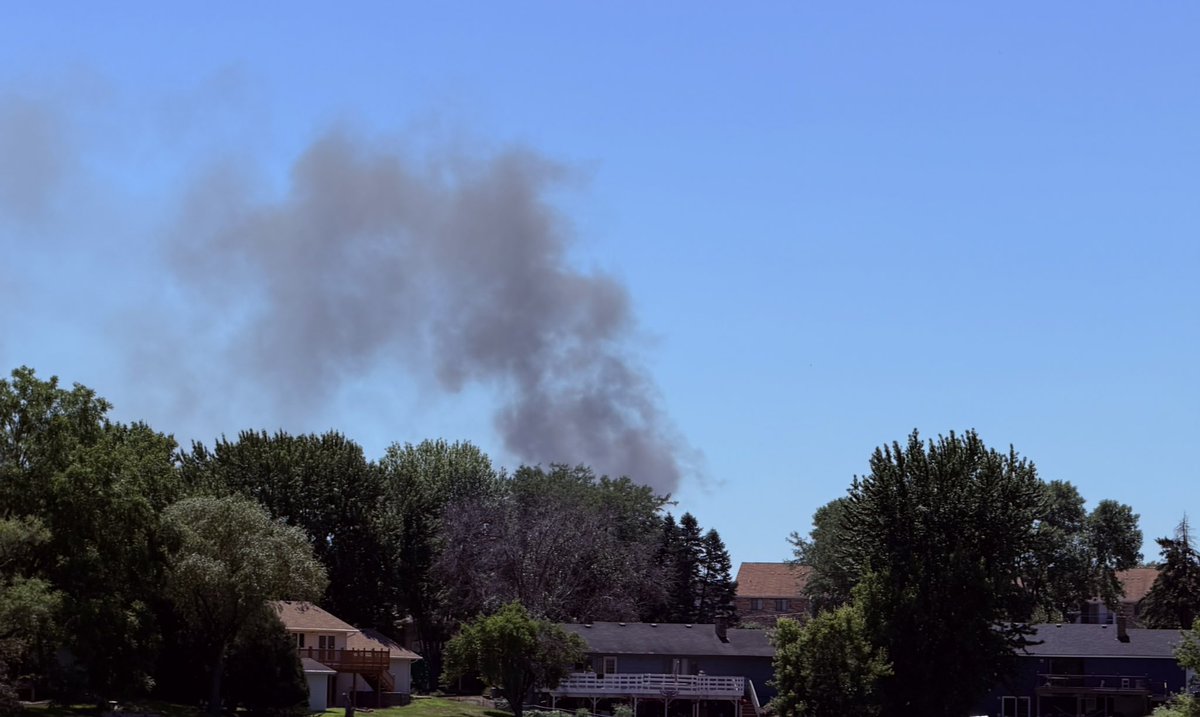 BURNSVILLE: A home on the 300 block of Maple Island Road is reportedly fully engulfed in flames after a person-in-crisis and barricade situation that started this morning.